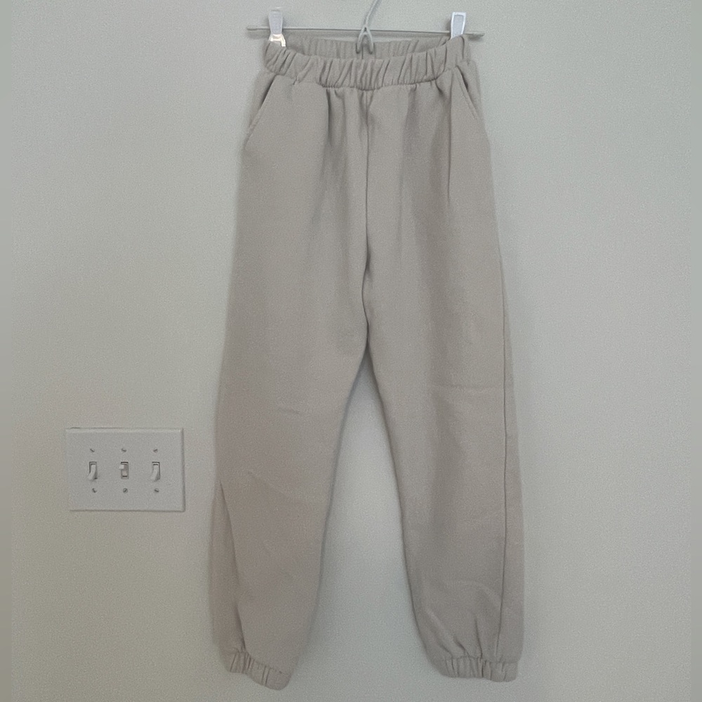 Zara Sweatpants Cream